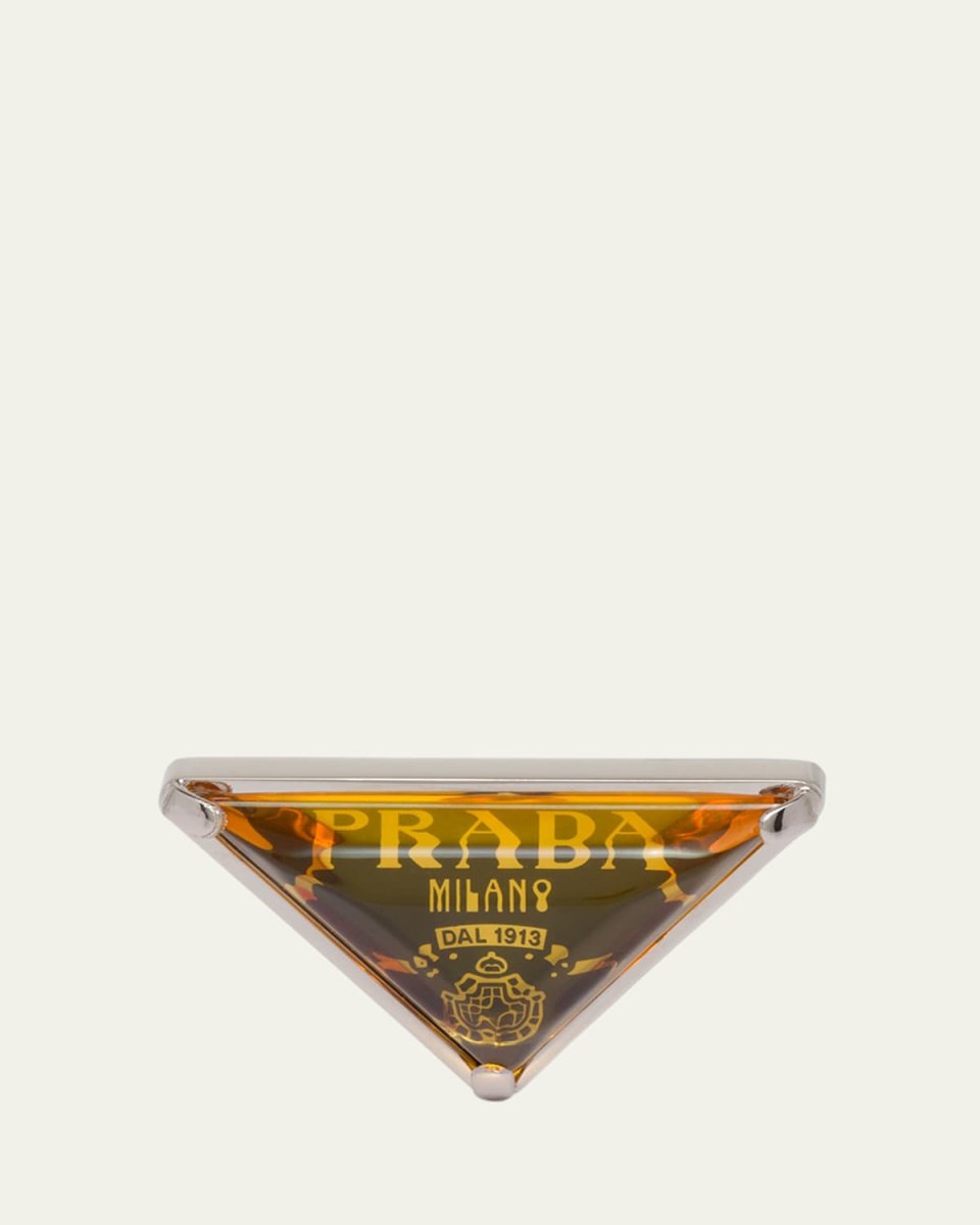 Triangle Embellished Clip Earrings